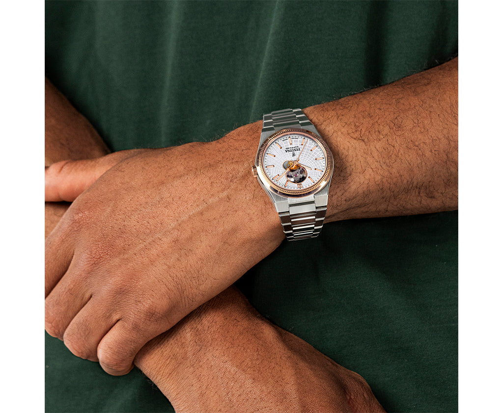 Festina Swiss Made Rive Stainless Steel Analog Mens Watch I Model F20061/1 Automatic Movement