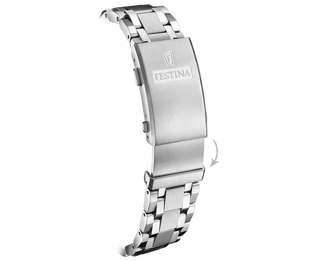 Festina Swiss Made Diver Stainless Steel Analog Mens Watch I Model F20043/2 Automatic Movement