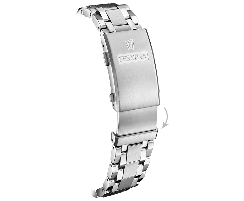 Festina Swiss Made Diver Stainless Steel Analog Mens Watch I Model F20043/1 Automatic Movement