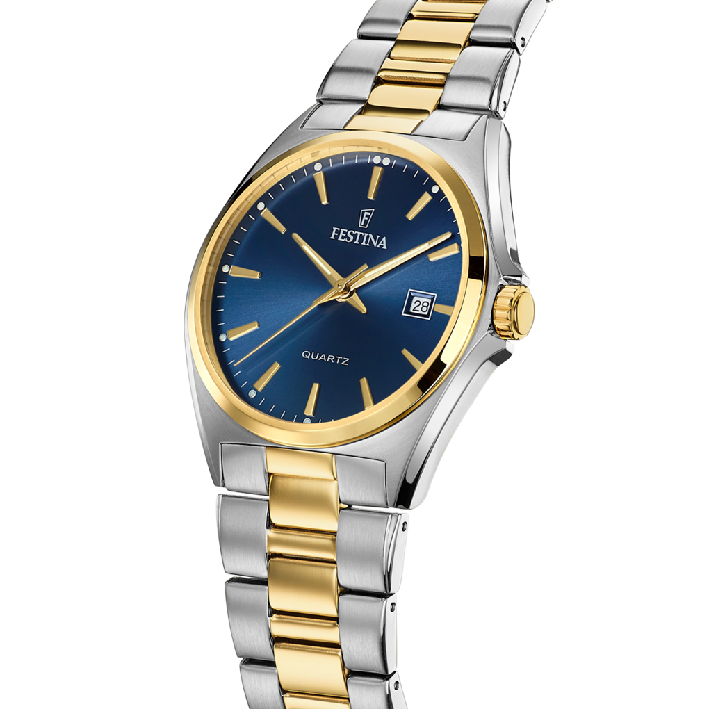 Festina Classics Stainless Steel Analog Mens Watch I Model F20554/4 Quartz Movement