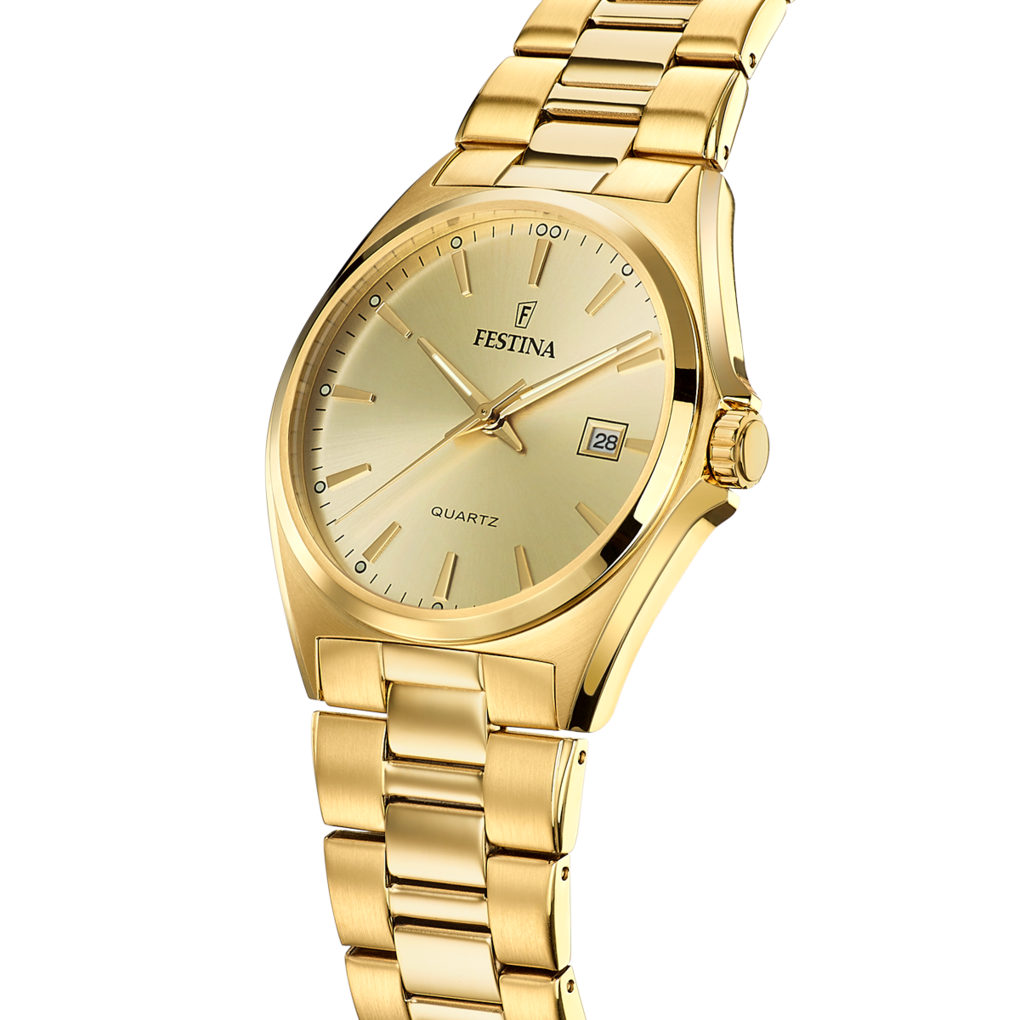 Festina Classics Stainless Steel Analog Mens Watch I Model F20555/3 Quartz Movement