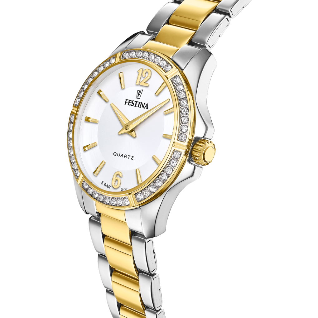 Festina Mademoiselle Stainless Steel Analog Ladies Watch I Model F20594/1 Quartz Movement