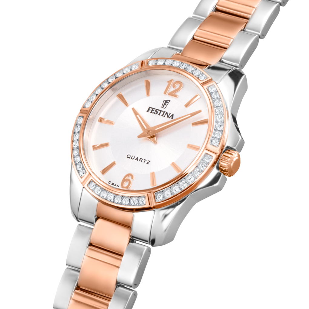 Festina Mademoiselle Stainless Steel Analog Ladies Watch I Model F20595/1 Quartz Movement