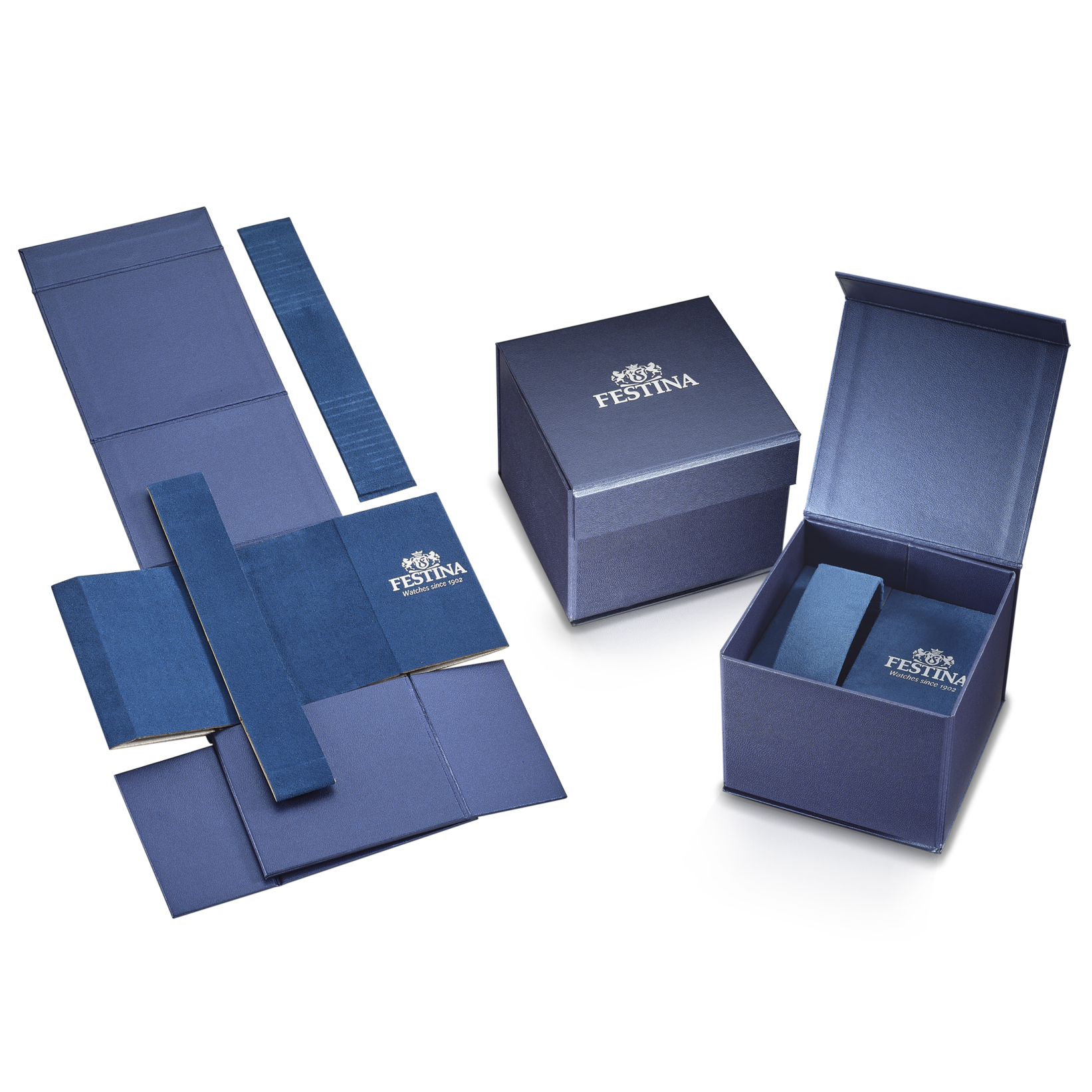 Festina On The Square Stainless Steel Analog Mens Watch I Model F20678/3 Quartz Movement