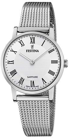 Festina Swiss Made Stainless Steel Analog Mens Watch I Model F20015/4 Quartz Movement
