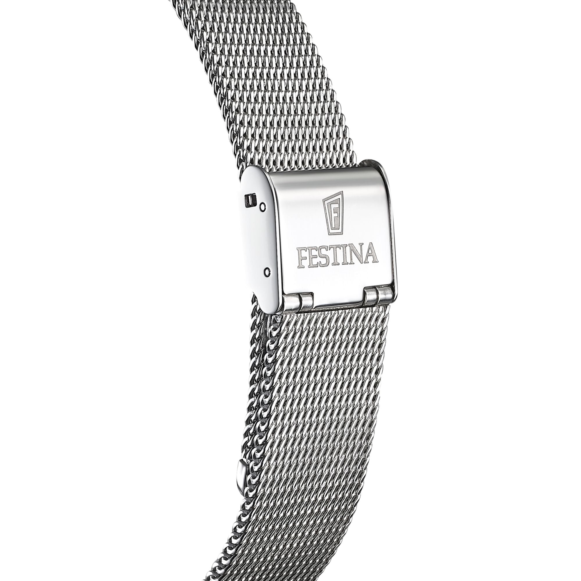 Festina Swiss Made Stainless Steel Analog Ladies Watch I Model F20015/5 Quartz Movement