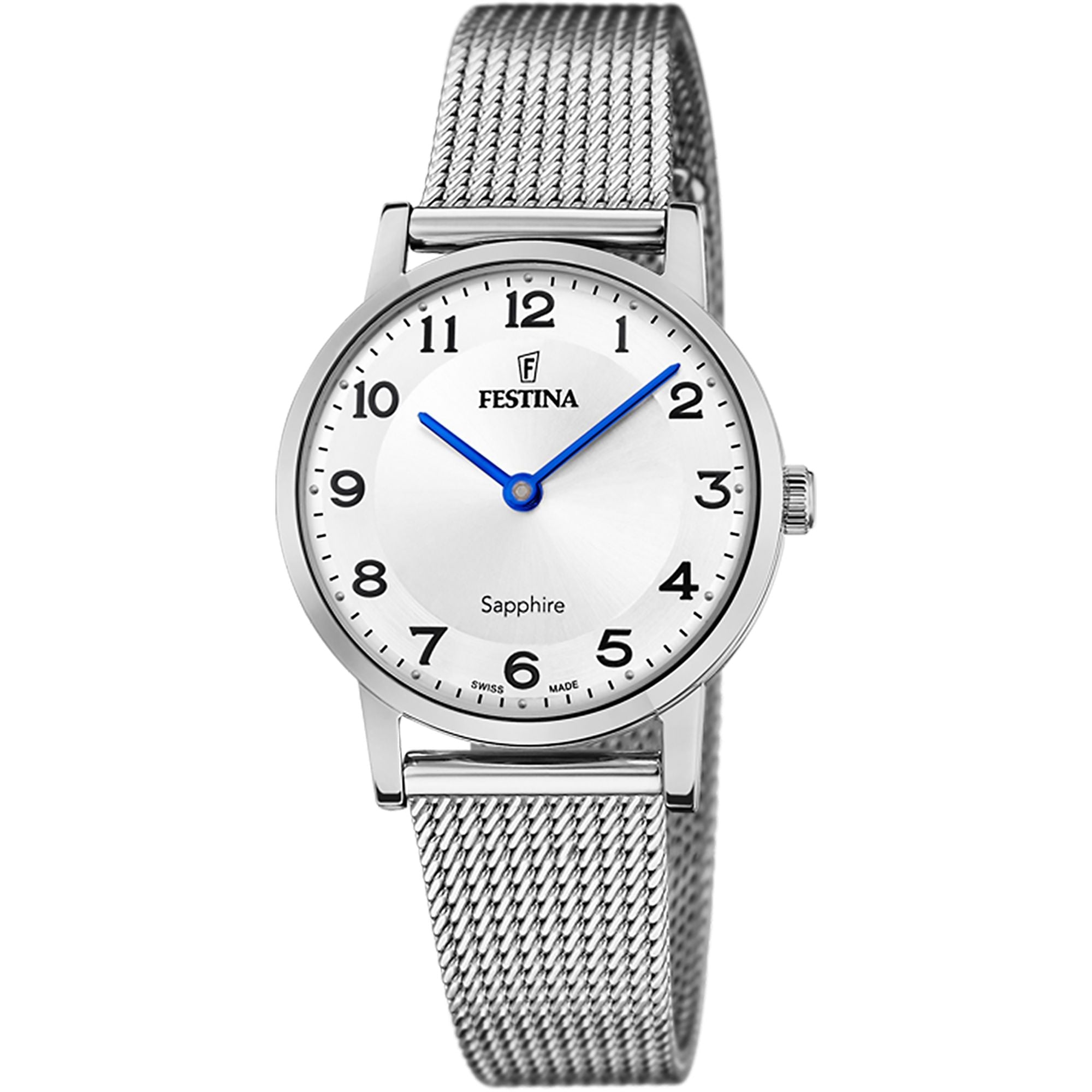 Festina Swiss Made Stainless Steel Analog Ladies Watch I Model F20015/5 Quartz Movement