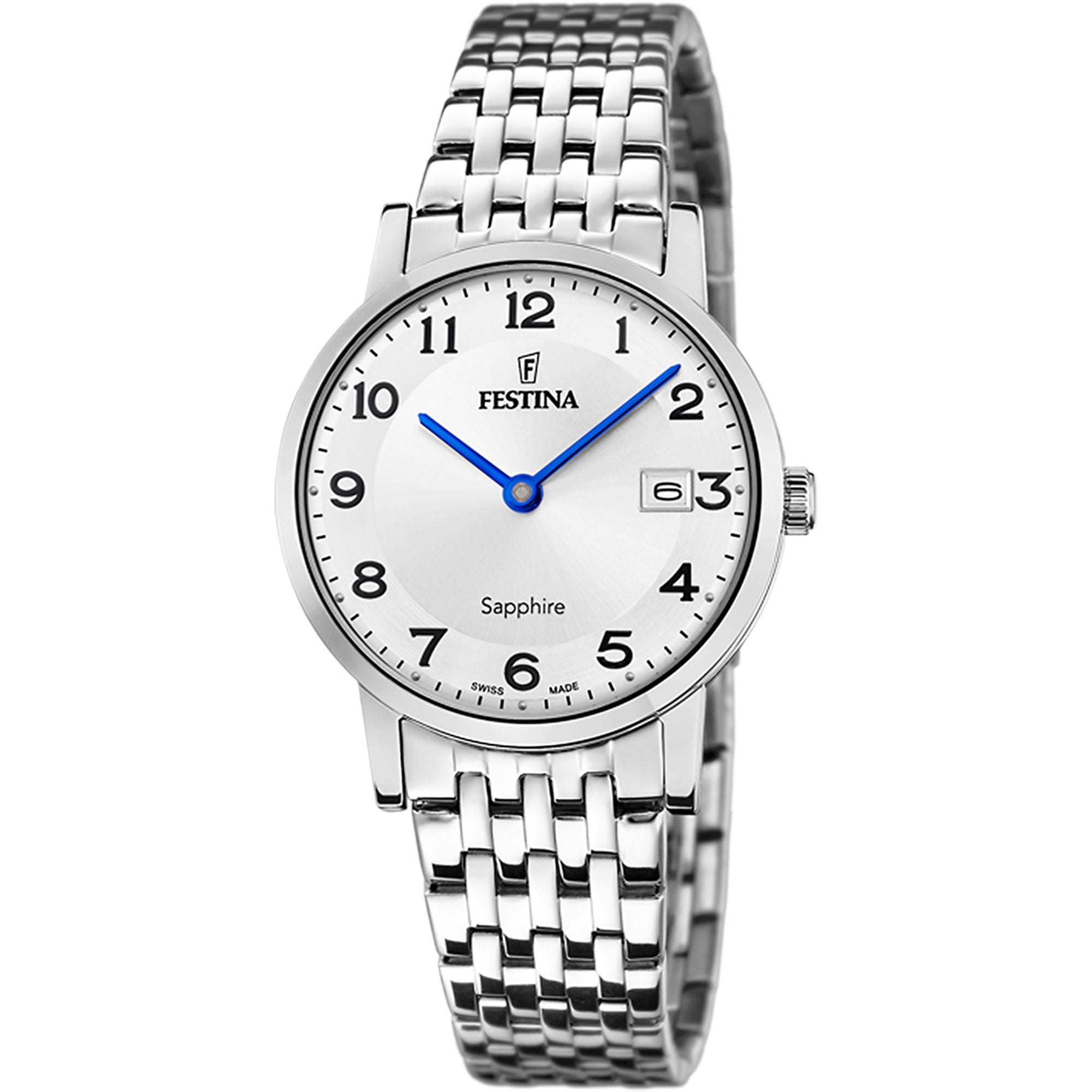 Festina Swiss Made Stainless Steel Analog Ladies Watch I Model F20019/4 Quartz Movement