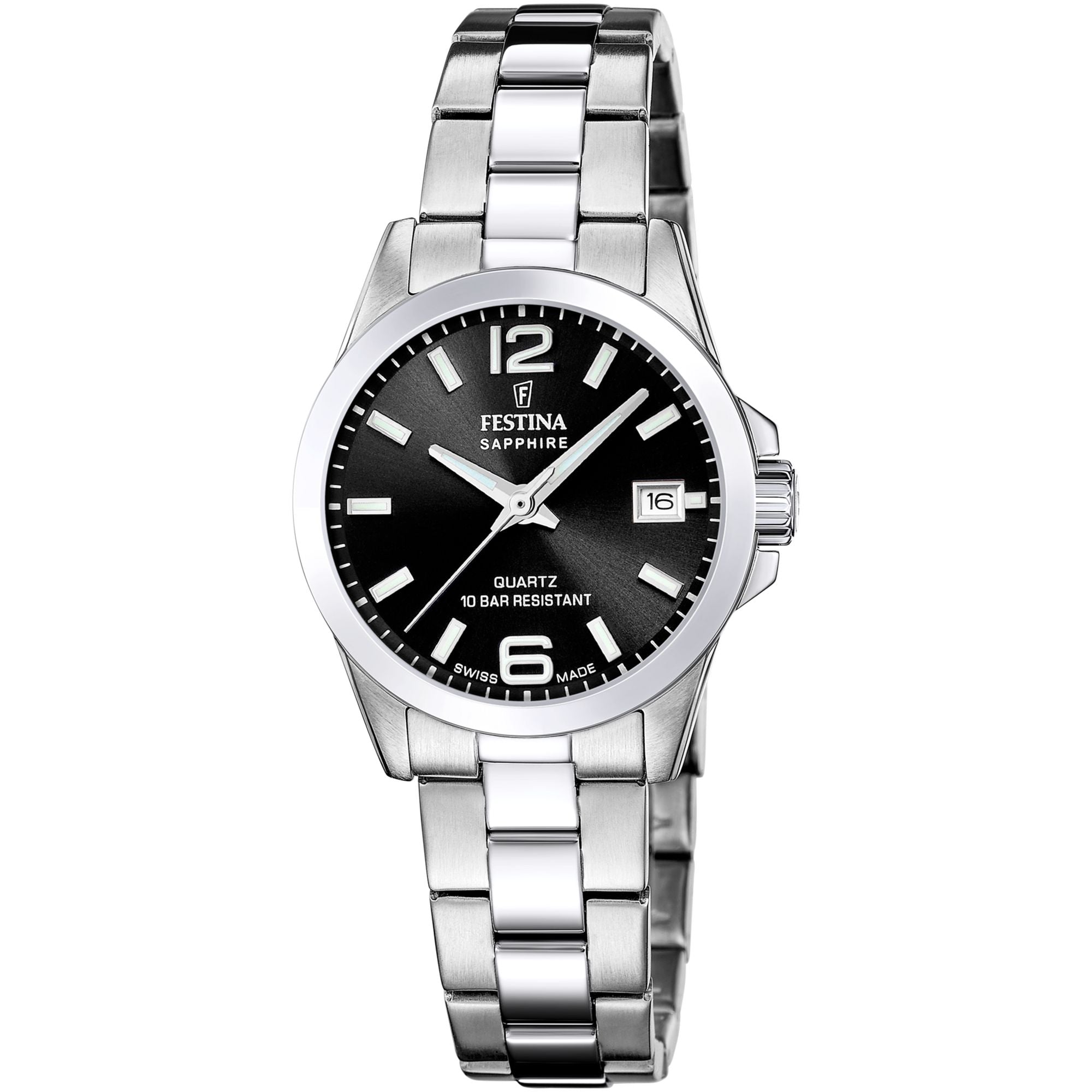 Festina Swiss Made Stainless Steel Analog Mens Watch I Model F20049/6 Quartz Movement