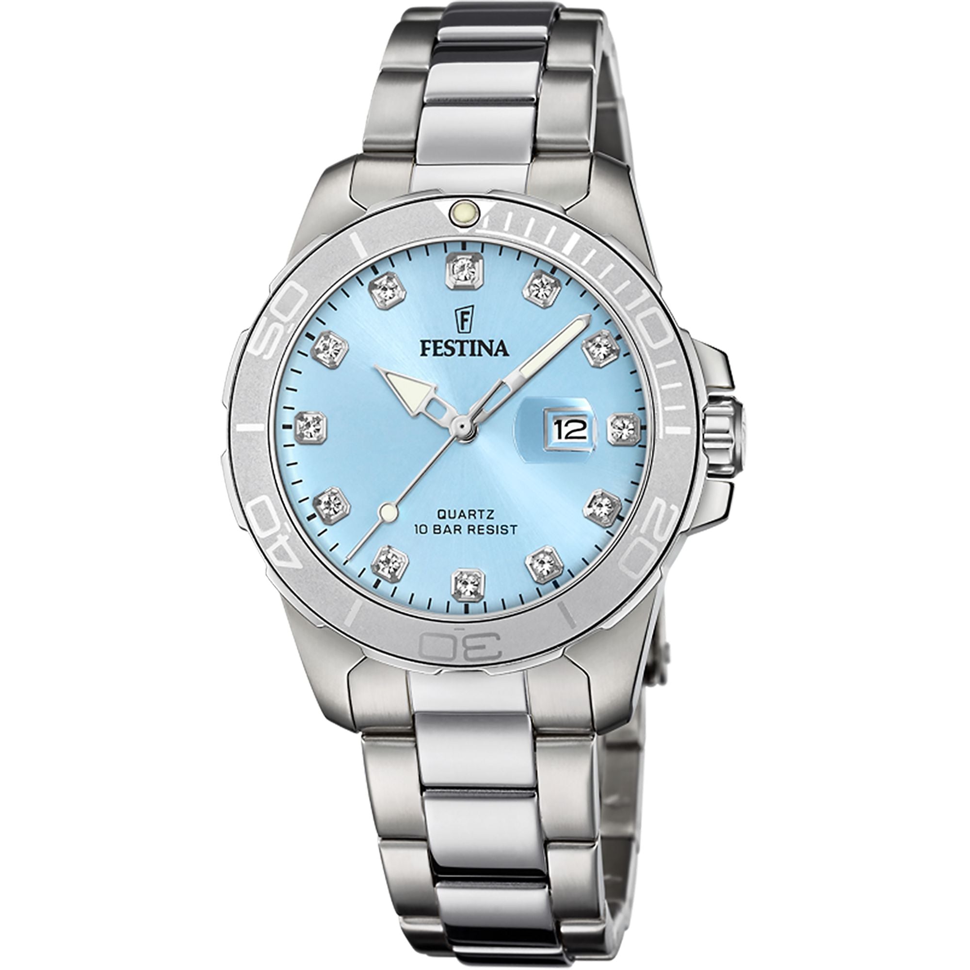 Festina Boyfriend Stainless Steel Analog Ladies Watch I Model F20503/5 Quartz Movement