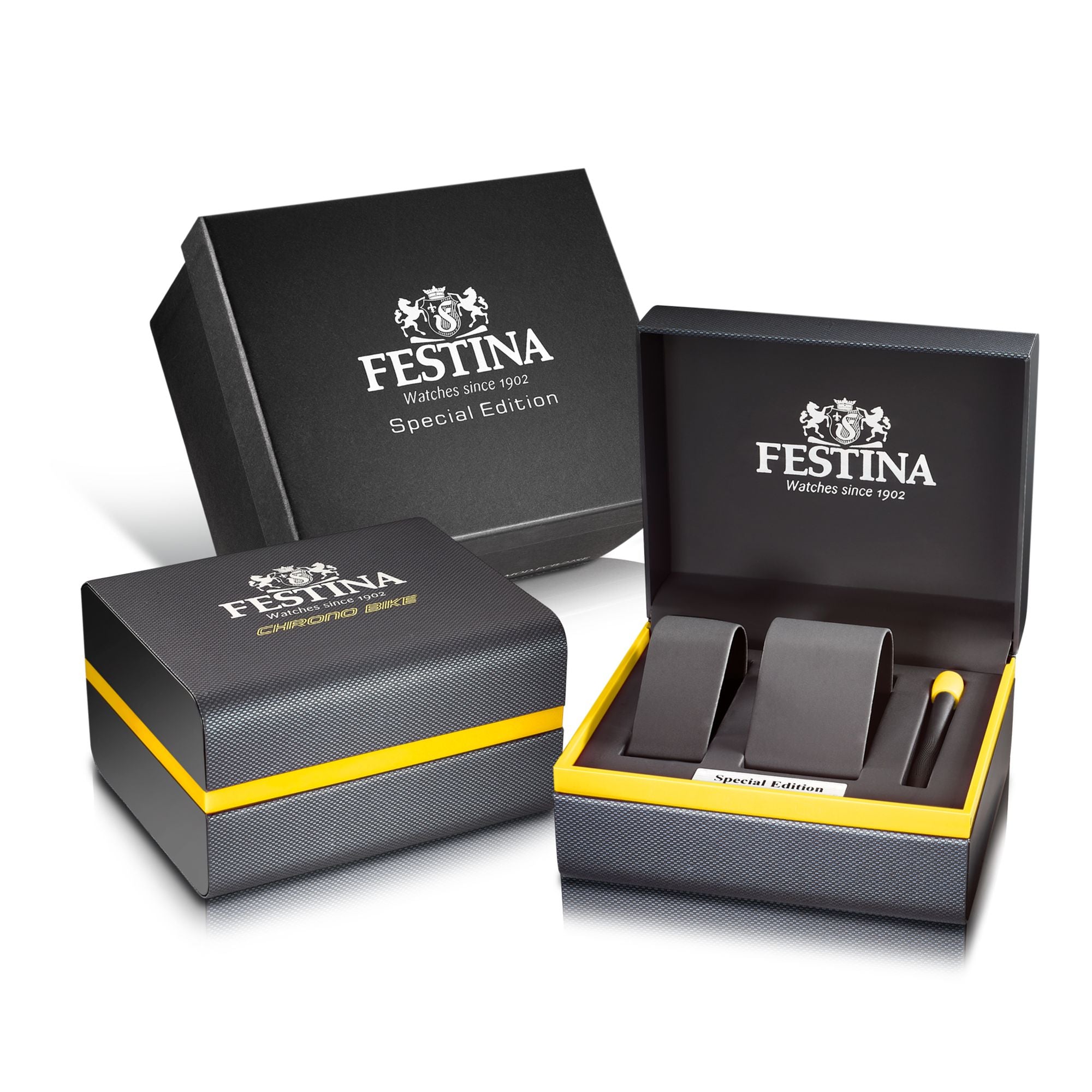 Festina Chrono Bike Stainless Steel Chronograph Mens Watch I Model F20673/2 Quartz Movement