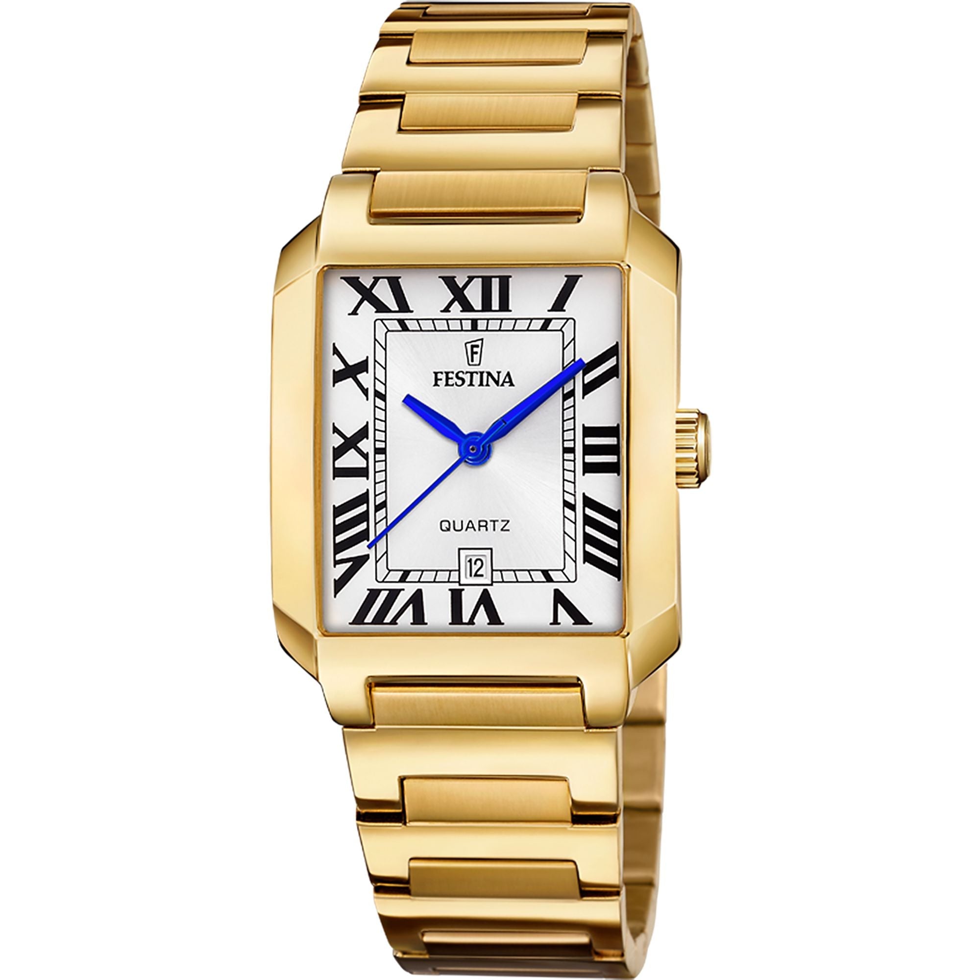 Festina On The Square Stainless Steel Analog Ladies Watch I Model F20680/1 Quartz Movement