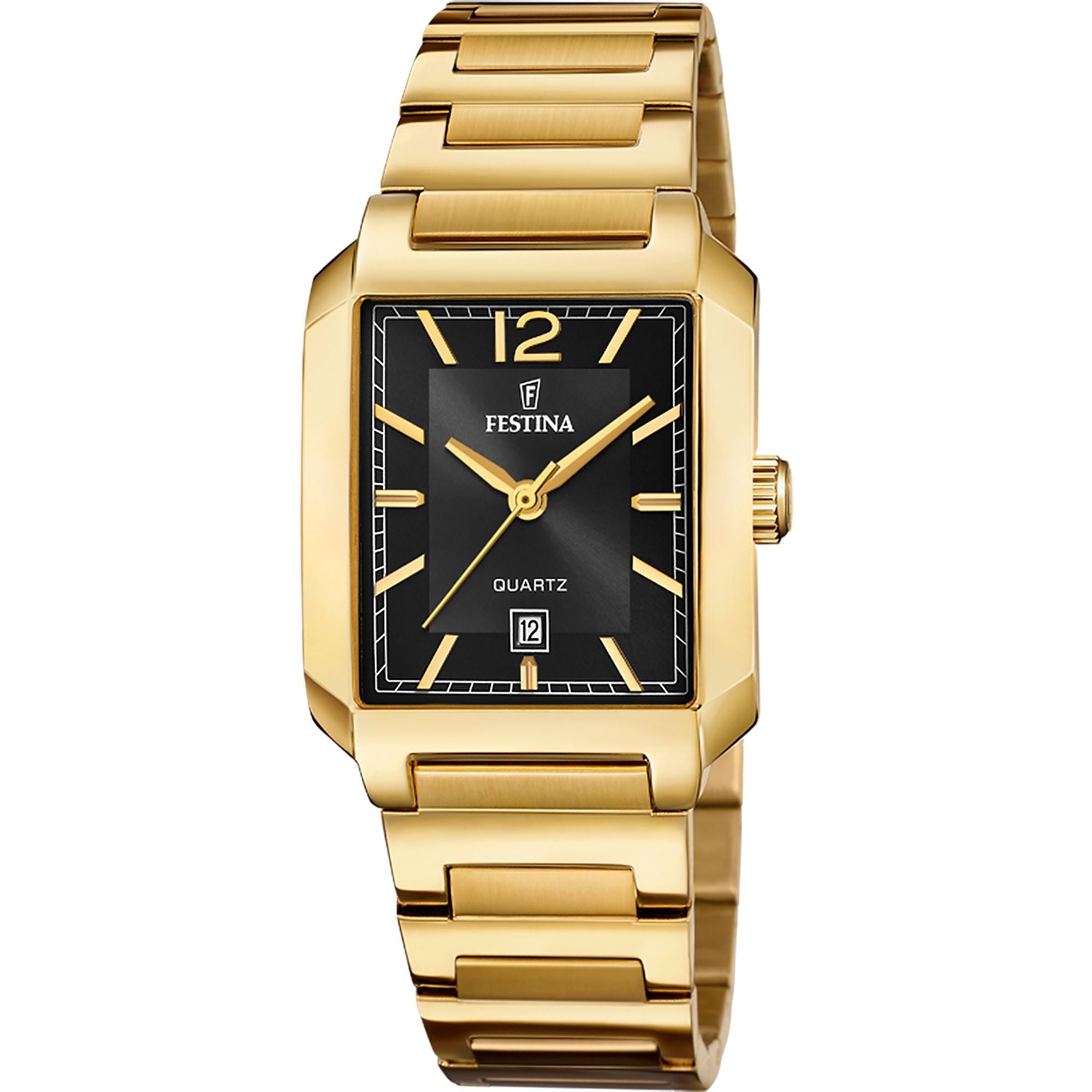 Festina On The Square Stainless Steel Analog Ladies Watch I Model F20680/4 Quartz Movement