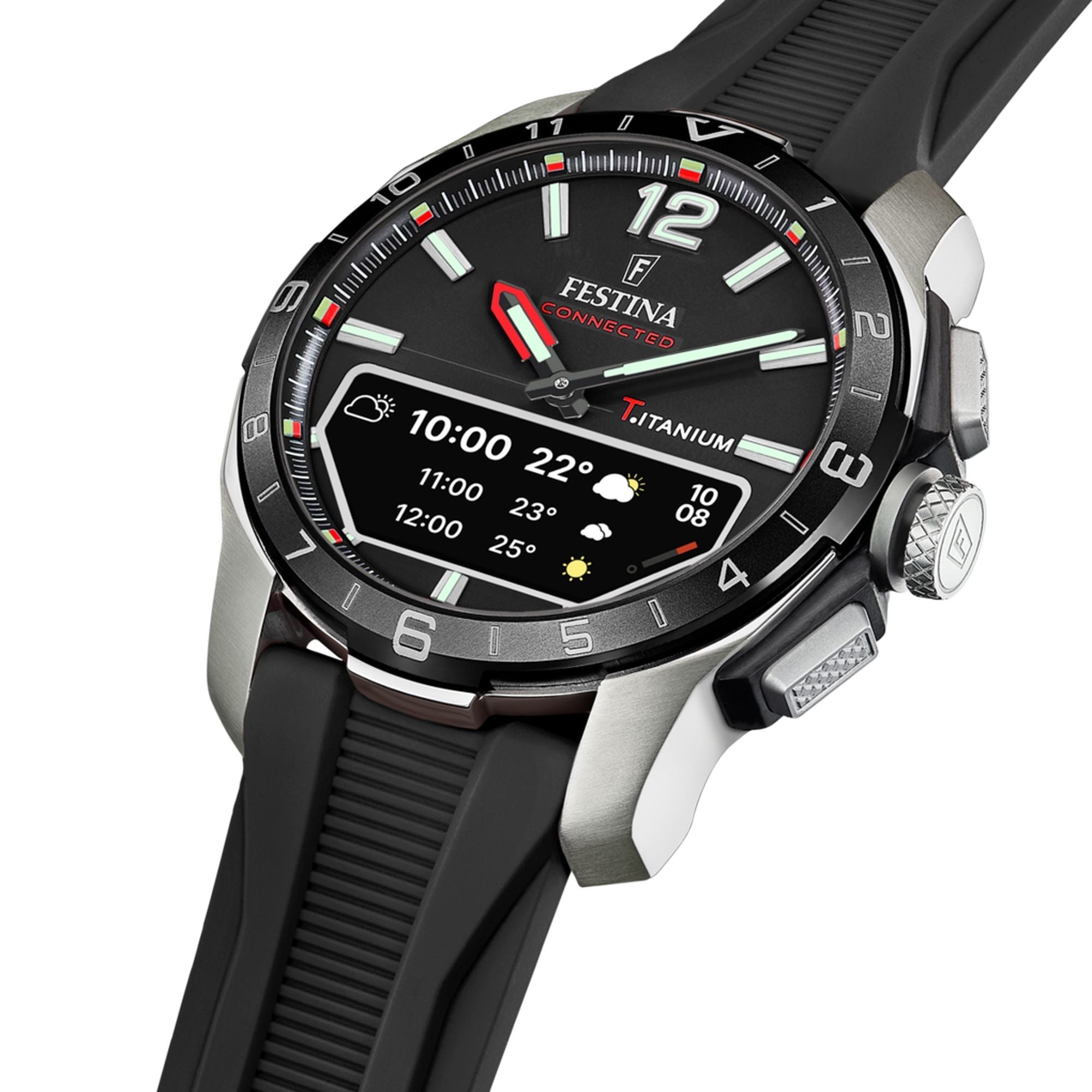 Festina Connected D Rubber Connected (Digital) Mens Watch I Model F23000/4 Digital Movement