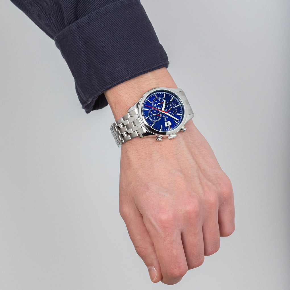 Festina Timeless Chronograph Stainless Steel Chronograph Mens Watch I Model F20374/2 Quartz Movement