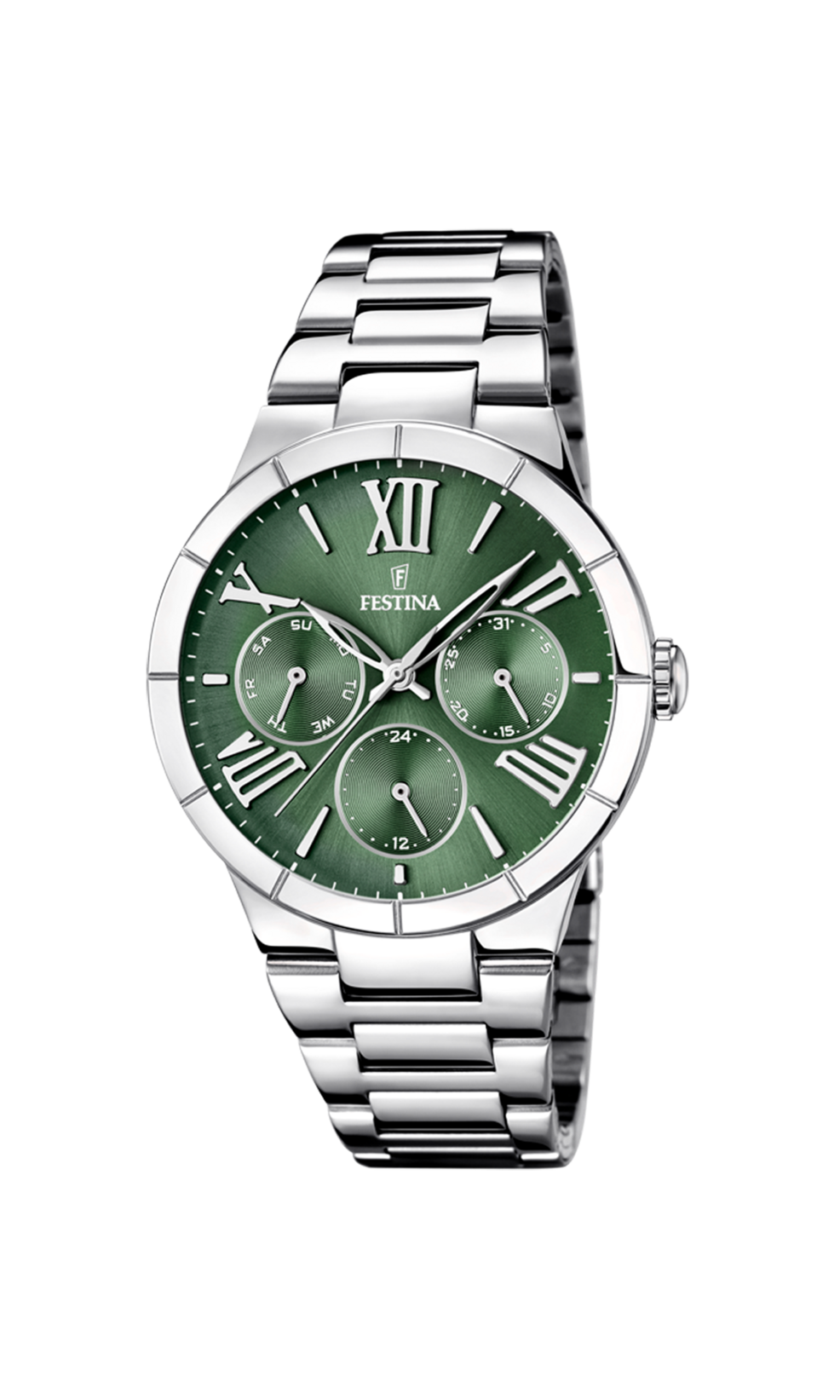 Festina Boyfriend Stainless Steel Multifunción Ladies Watch I Model F16716-5 Quartz Movement