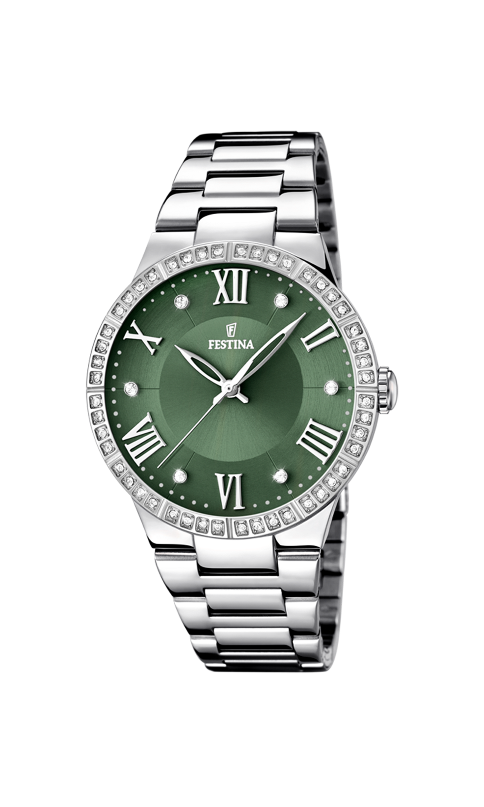 Festina Boyfriend Stainless Steel Analog Ladies Watch I Model F16719-5 Quartz Movement