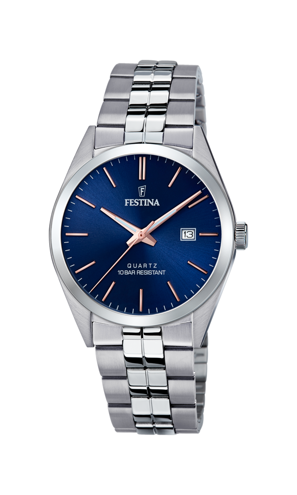 Festina Classics Stainless Steel Analog Mens Watch I Model F20437-B Quartz Movement