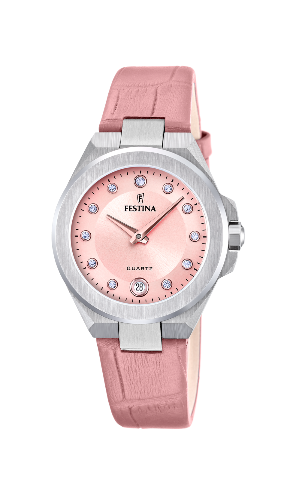 Festina Mademoiselle Leather Analog Ladies Watch I Model F20701-2 Quartz Movement