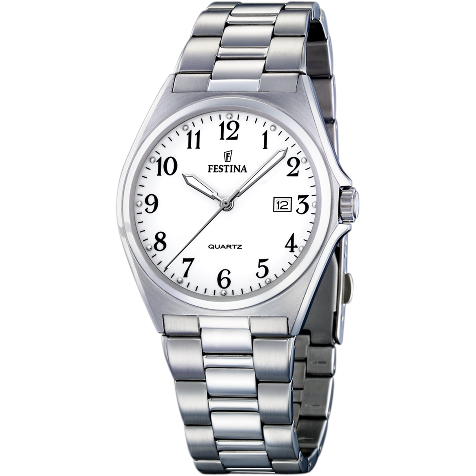 Festina Classics Stainless Steel Analog Mens Watch I Model F16374/1 Quartz Movement