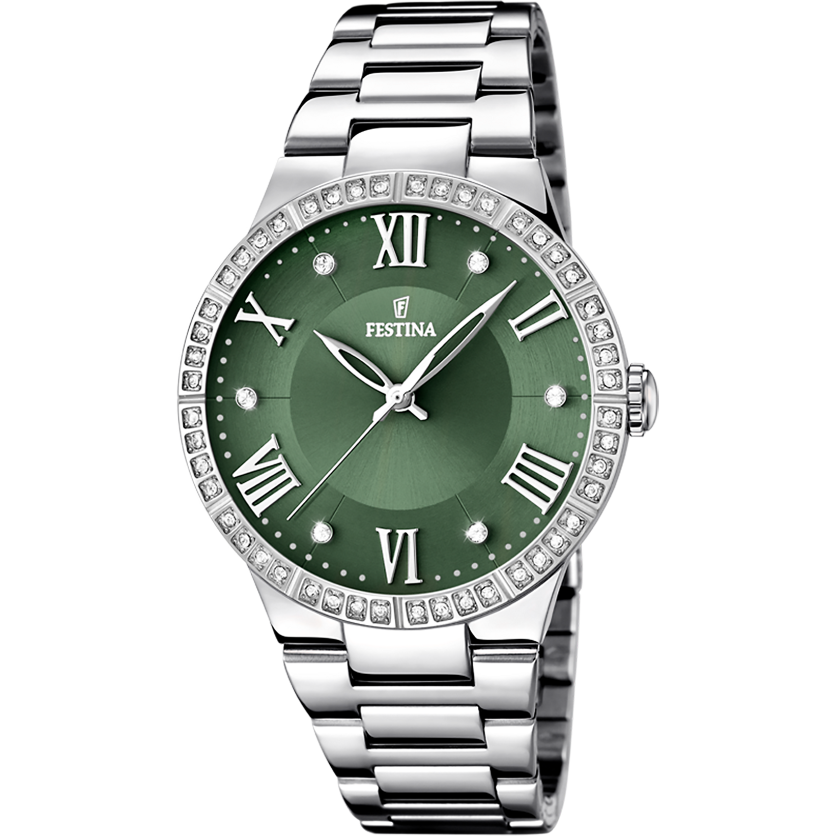 Festina Boyfriend Stainless Steel Analog Ladies Watch I Model F16719-5 Quartz Movement