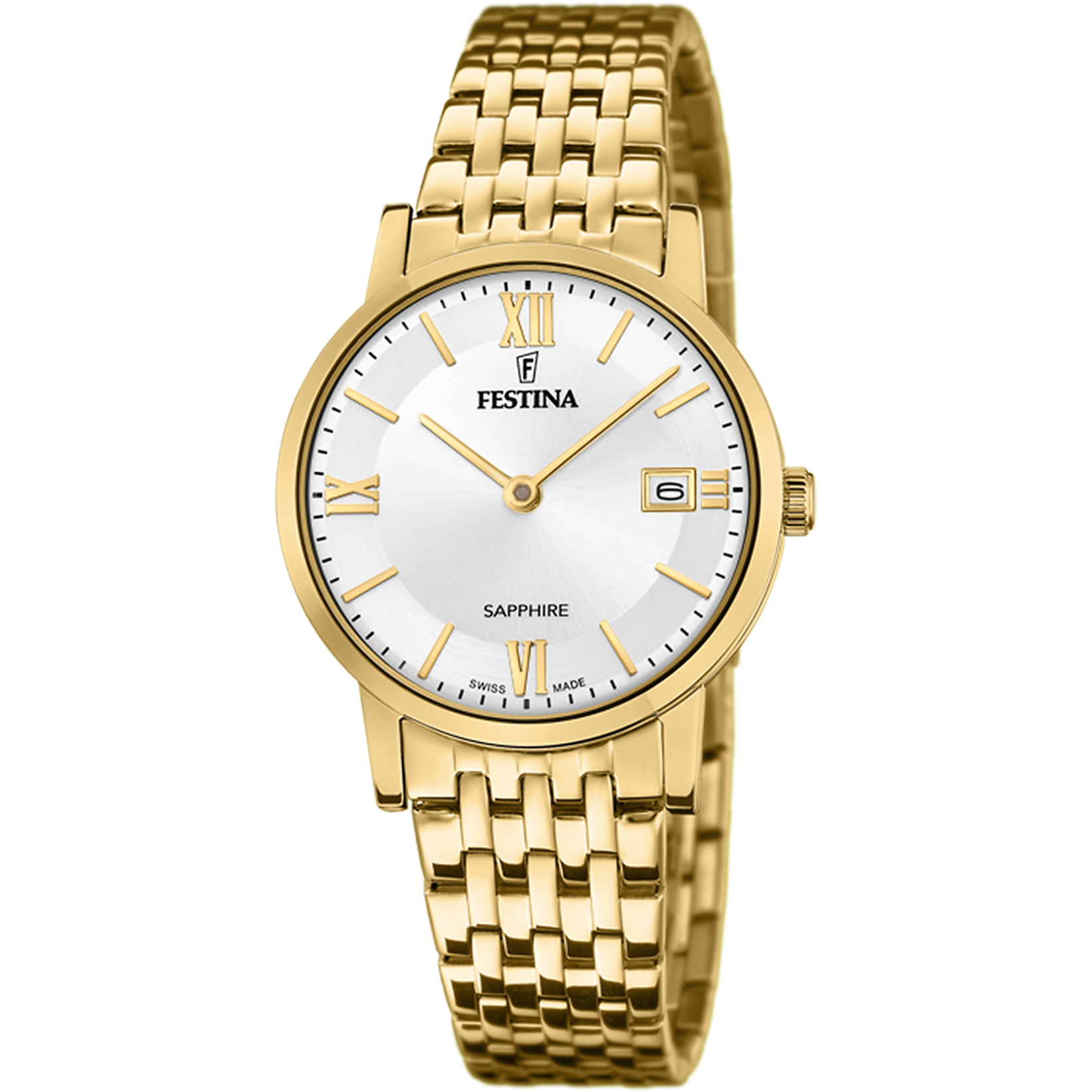 Festina Swiss Made Stainless Steel Analog Mens Watch I Model F20021/1 Quartz Movement