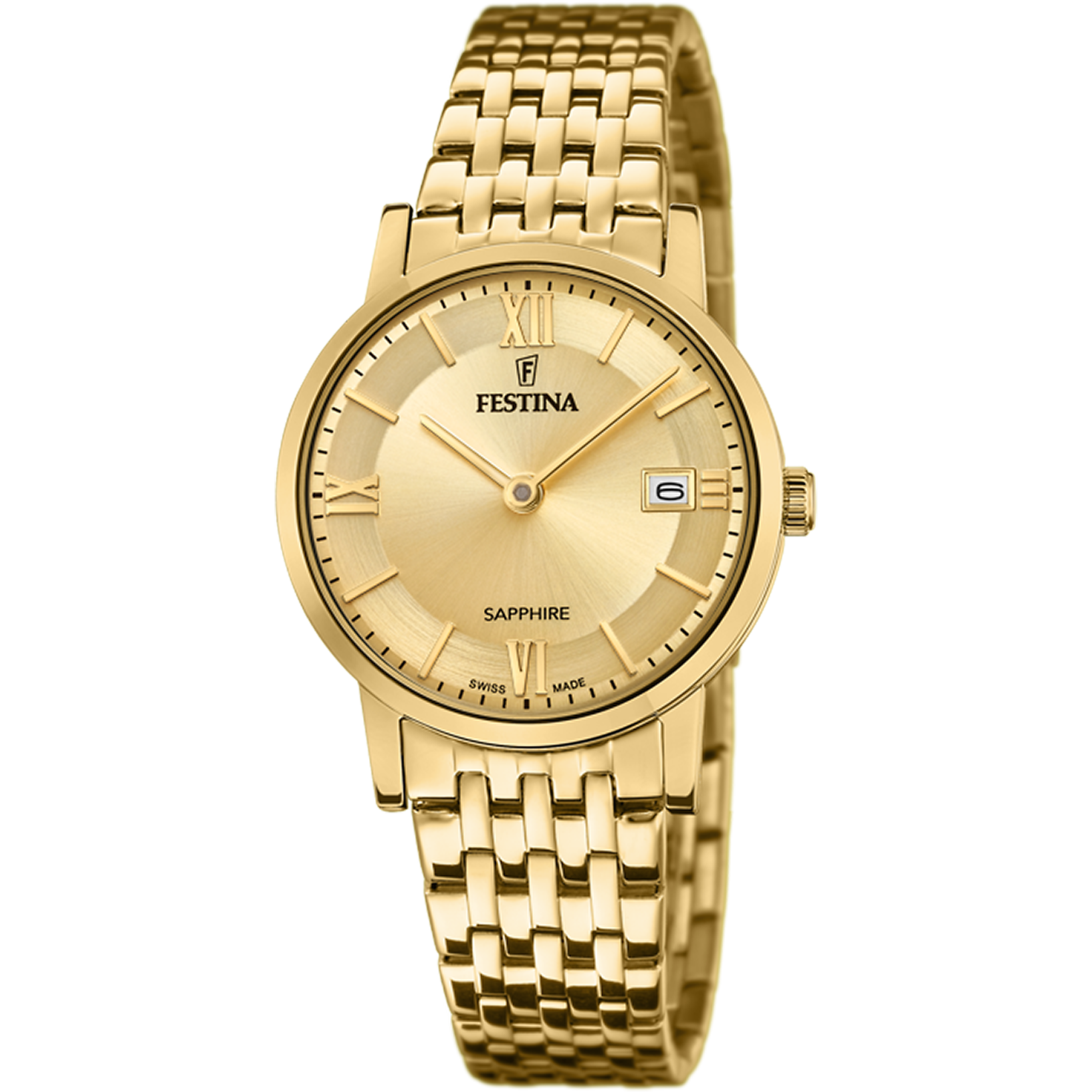 Festina Swiss Made Stainless Steel Analog Mens Watch I Model F20021/2 Quartz Movement
