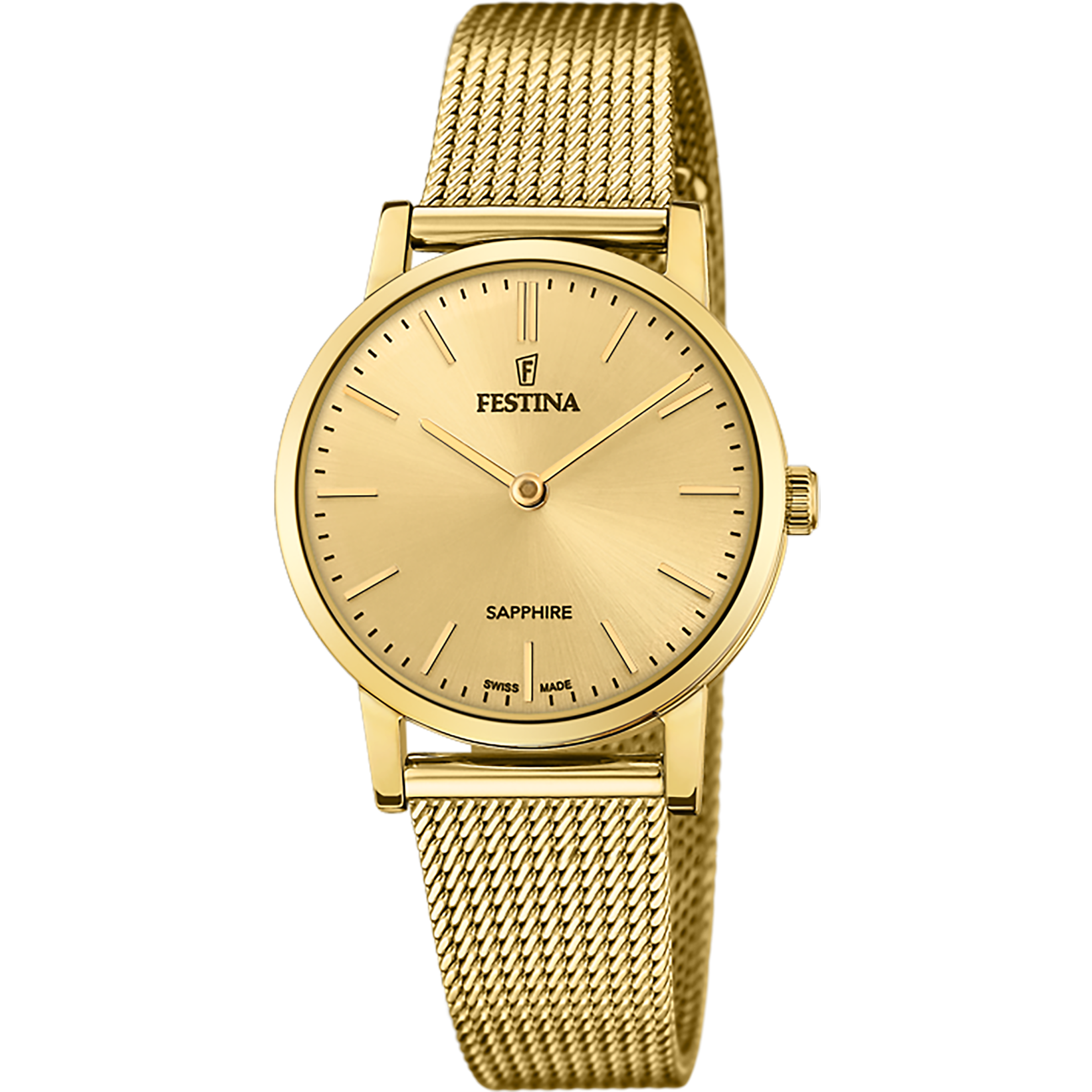 Festina Swiss Made Stainless Steel Analog Mens Watch I Model F20023/2 Quartz Movement