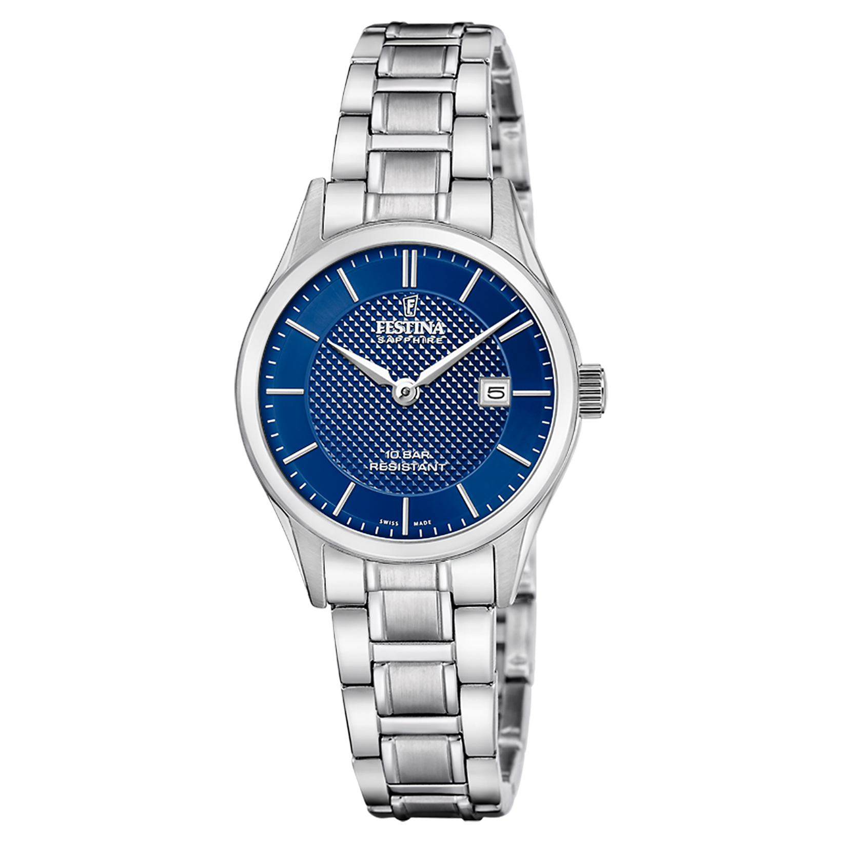 Festina Swiss Made Stainless Steel Analog Mens Watch I Model F20068/5 Quartz Movement
