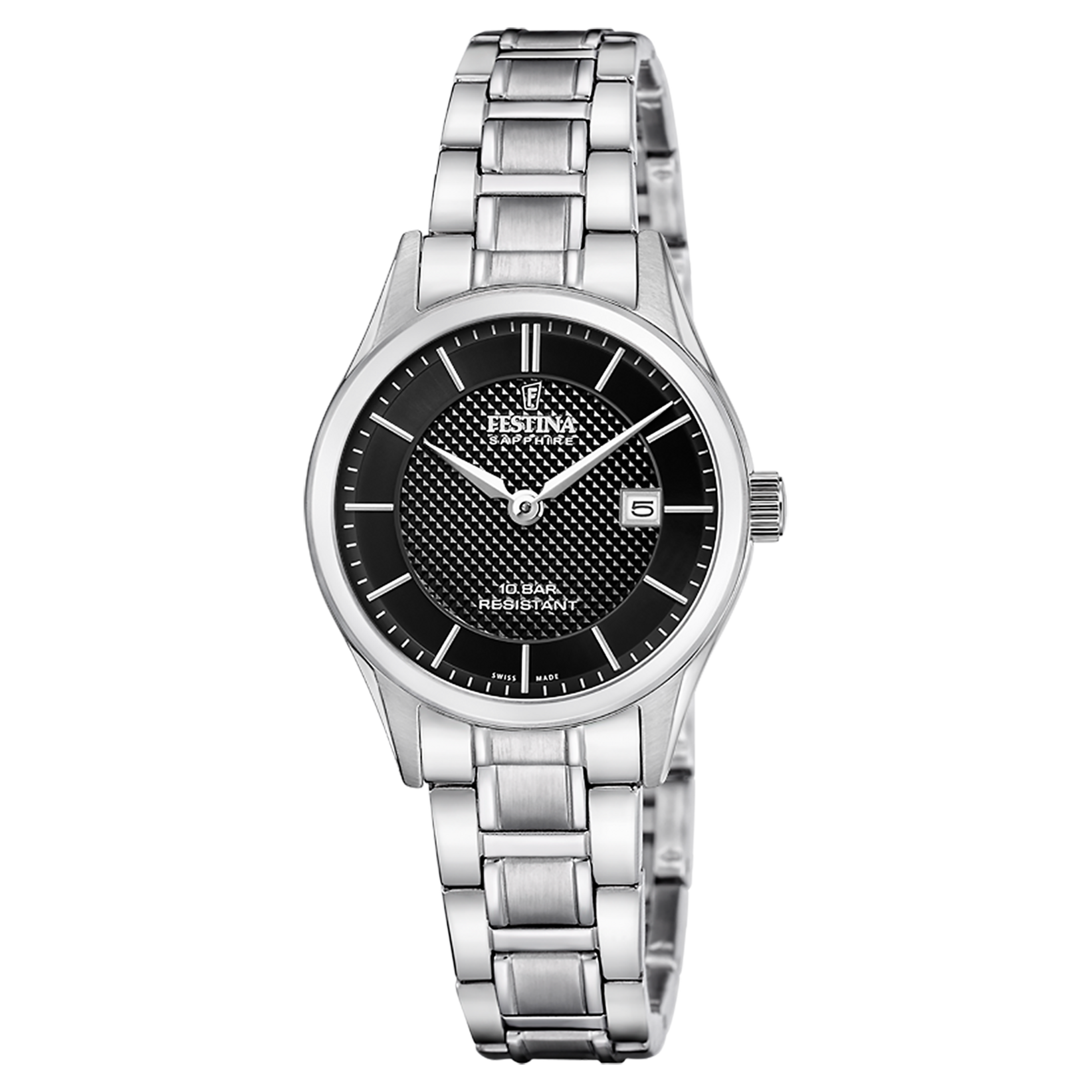 Festina Swiss Made Stainless Steel Analog Mens Watch I Model F20068/6 Quartz Movement