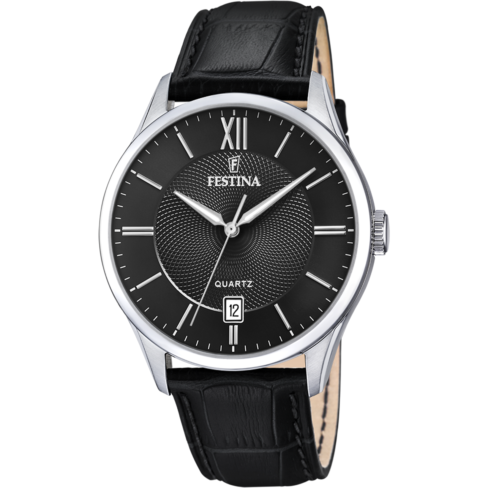 Festina Classics Leather Analog Mens Watch I Model F20426-3 Quartz Movement
