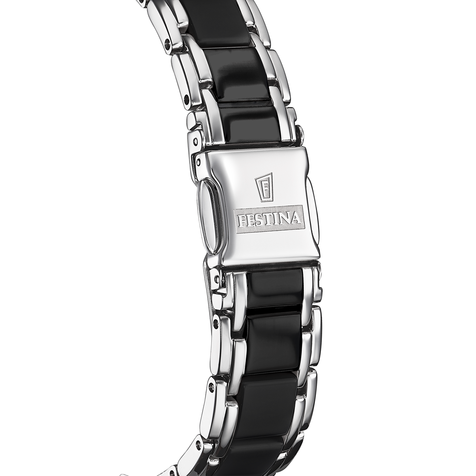Festina Ceramic Analog Ladies Watch I Model F20499/3 Quartz Movement