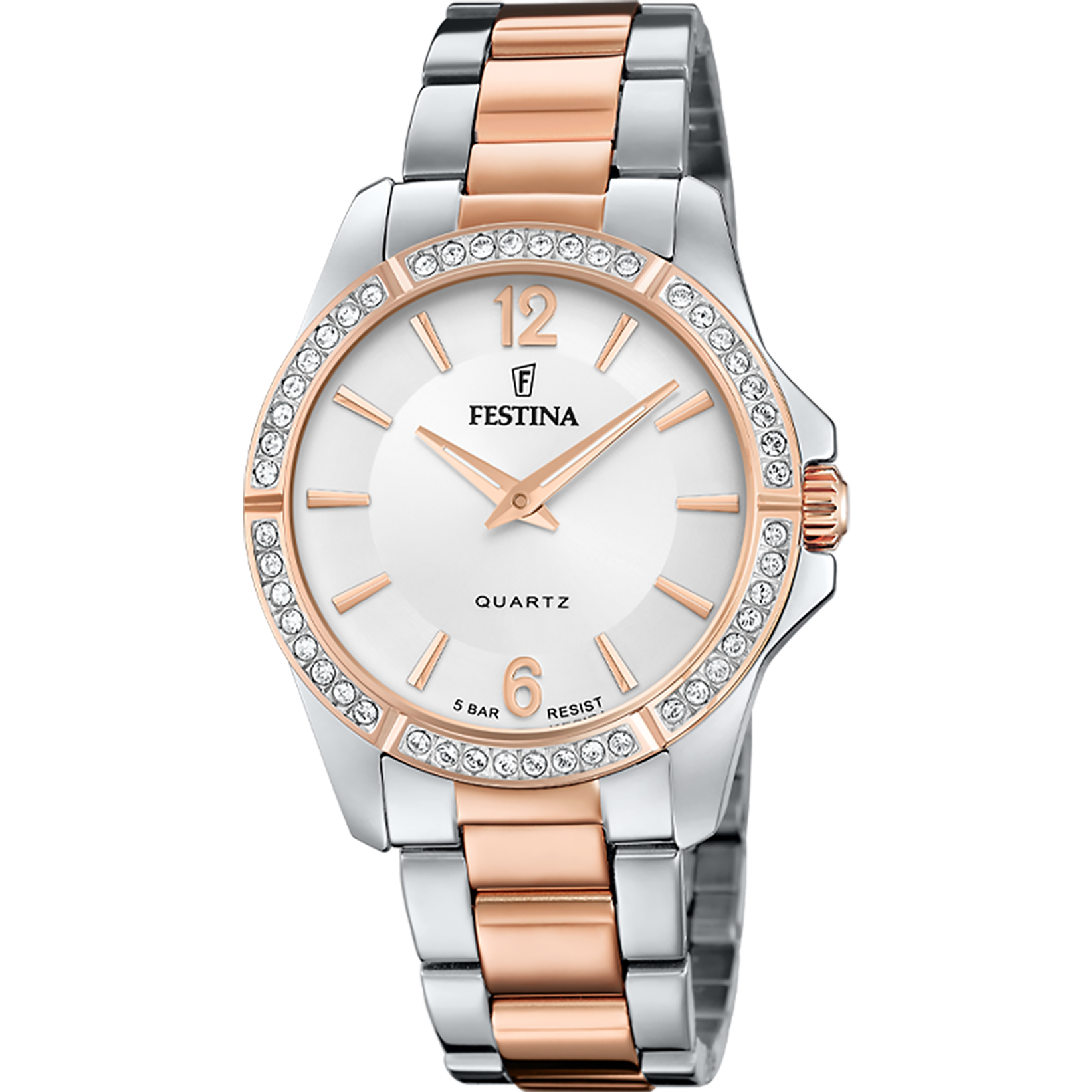 Festina Mademoiselle Stainless Steel Analog Ladies Watch I Model F20595/1 Quartz Movement