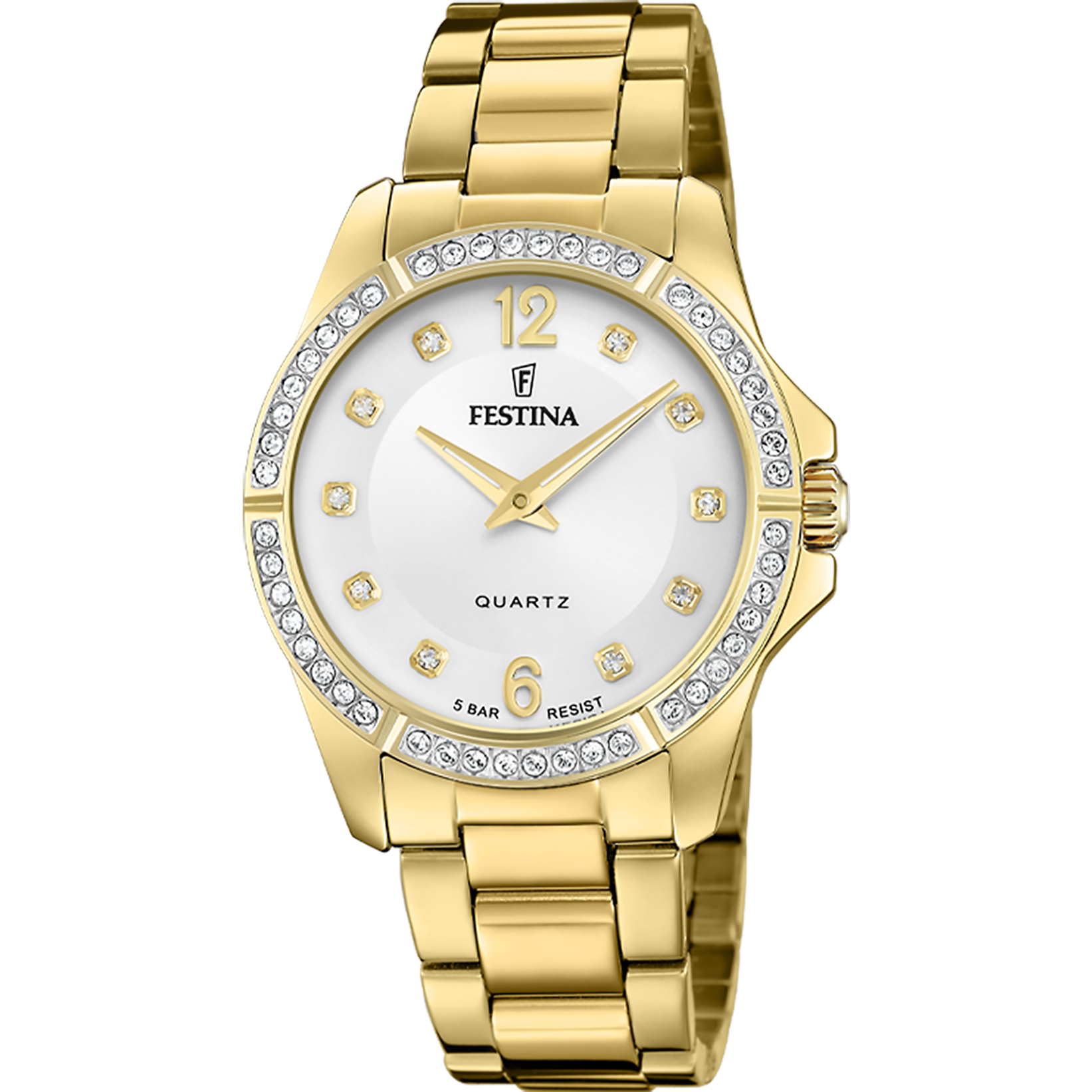 Festina Mademoiselle Stainless Steel Analog Ladies Watch I Model F20596/1 Quartz Movement