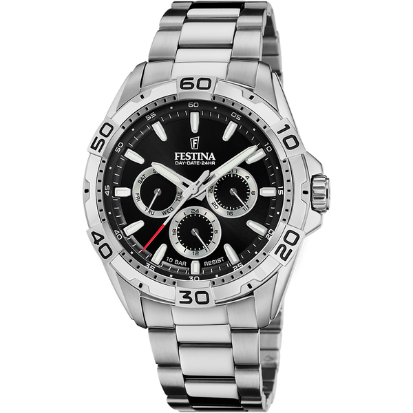 Festina Multifunction Stainless Steel Multifunction Mens Watch I Model