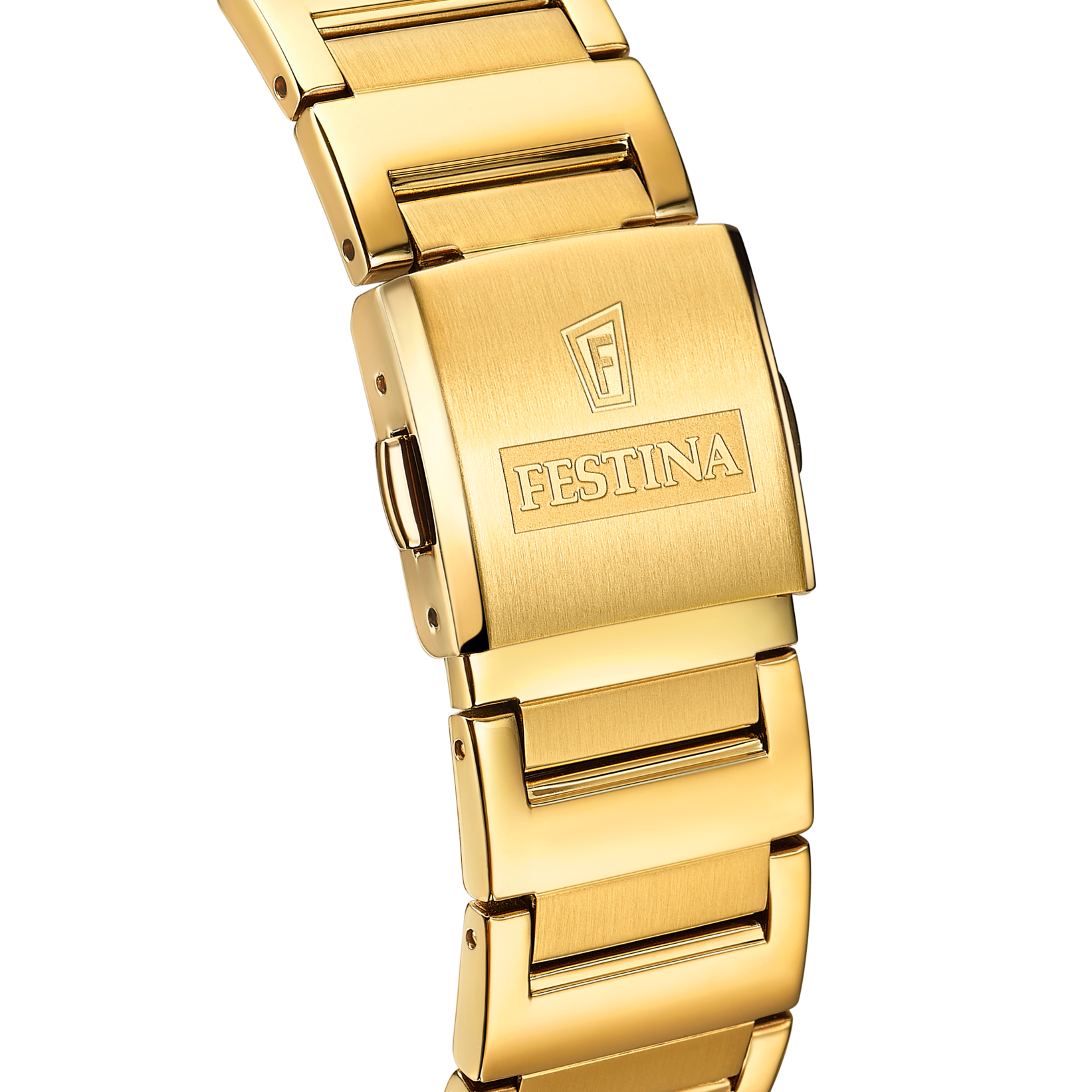 Festina On The Square Stainless Steel Analog Mens Watch I Model F20678/2 Quartz Movement