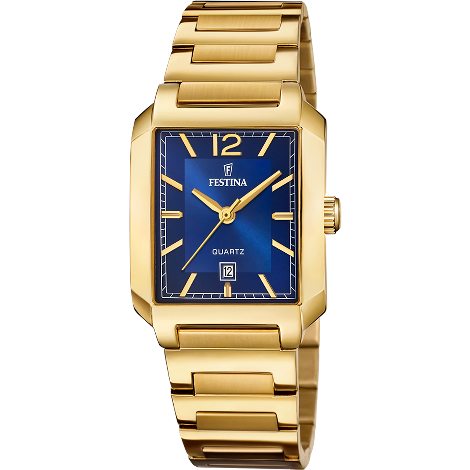 Festina On The Square Stainless Steel Analog Ladies Watch I Model F20680/3 Quartz Movement