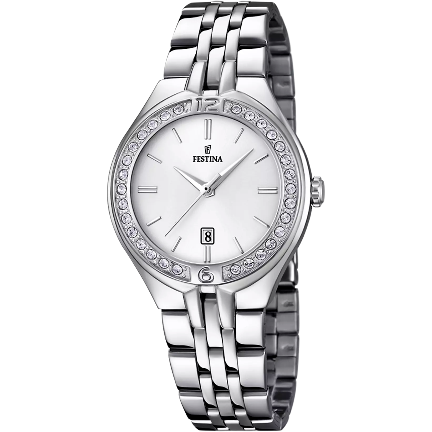 Festina Mademoiselle Stainless Steel Analog Ladies Watch I Model F16867/1 Quartz Movement