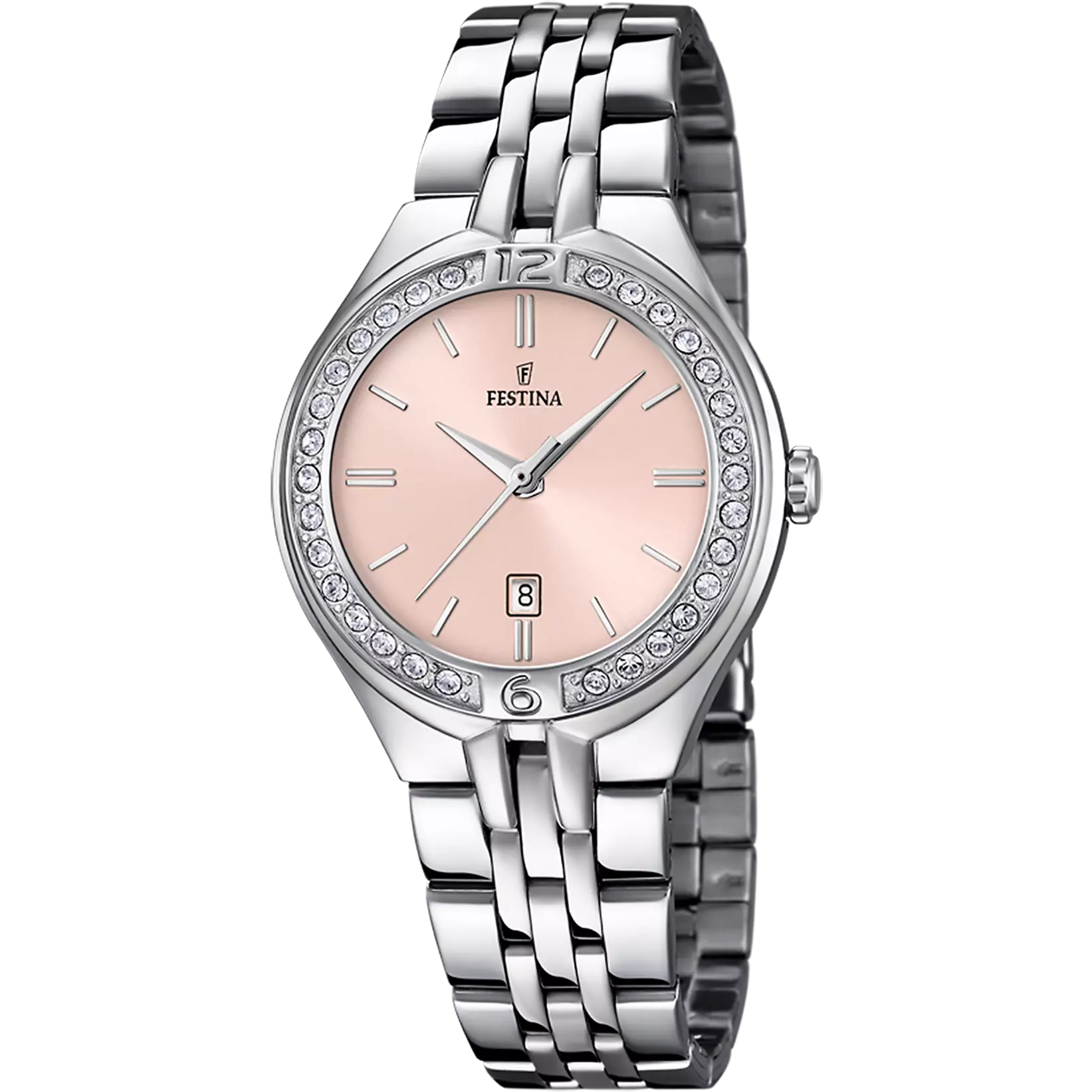 Festina Mademoiselle Stainless Steel Analog Ladies Watch I Model F16867/6 Quartz Movement