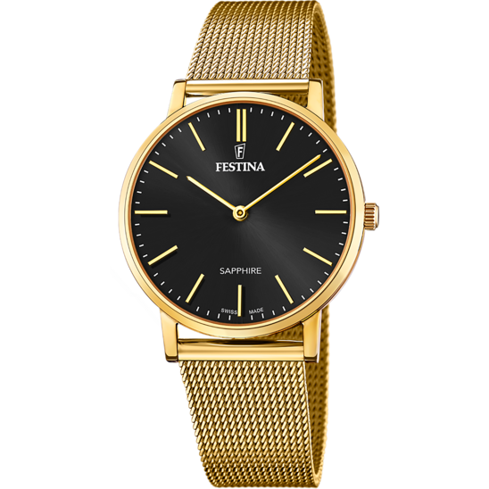 Festina Swiss Made Stainless Steel Analog Mens Watch I Model F20022/3 Quartz Movement