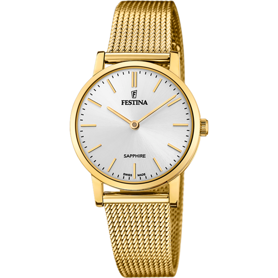 Festina Swiss Made Stainless Steel Analog Ladies Watch I Model F20023/1 Quartz Movement