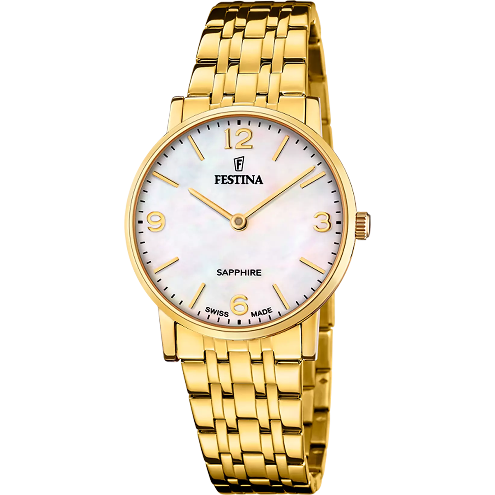 Festina Swiss Made Stainless Steel Analog Ladies Watch I Model F20048/2 Quartz Movement