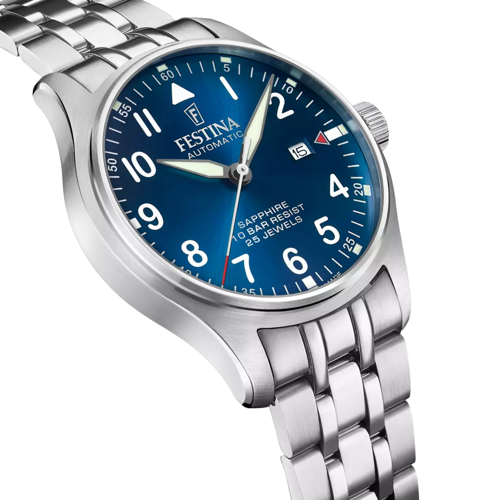 Festina Swiss Made Stainless Steel Analog Mens Watch I Model F20151/C Automatic Movement