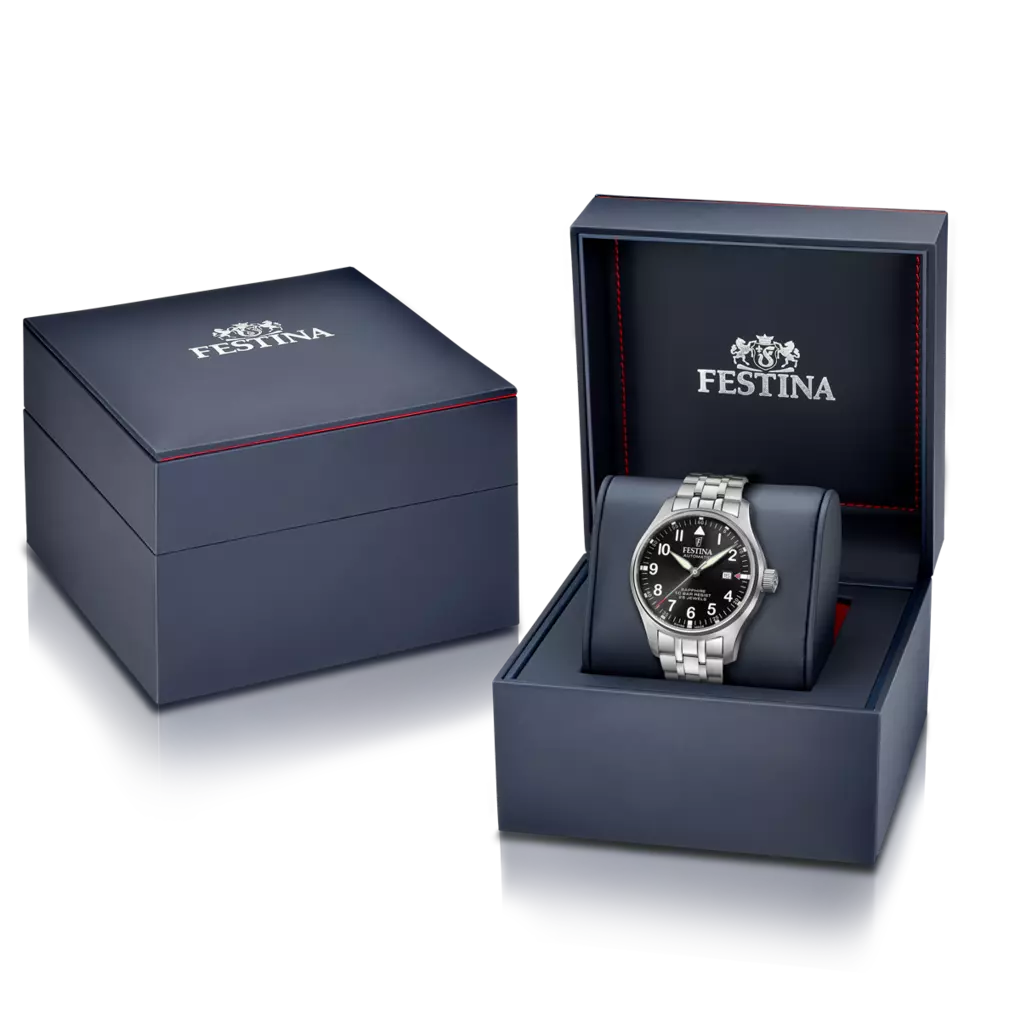 Festina Swiss Made Stainless Steel Analog Mens Watch I Model F20151/D Automatic Movement