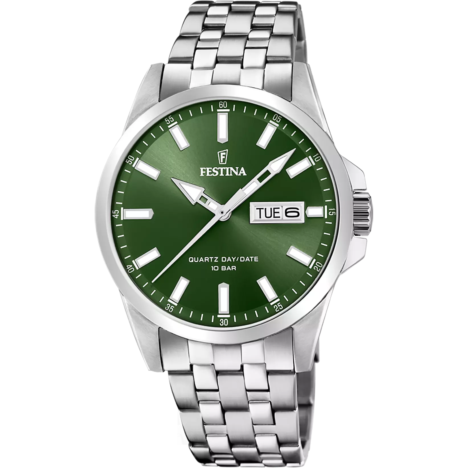 Festina Classics Stainless Steel Analog Mens Watch I Model F20357/5 Quartz Movement