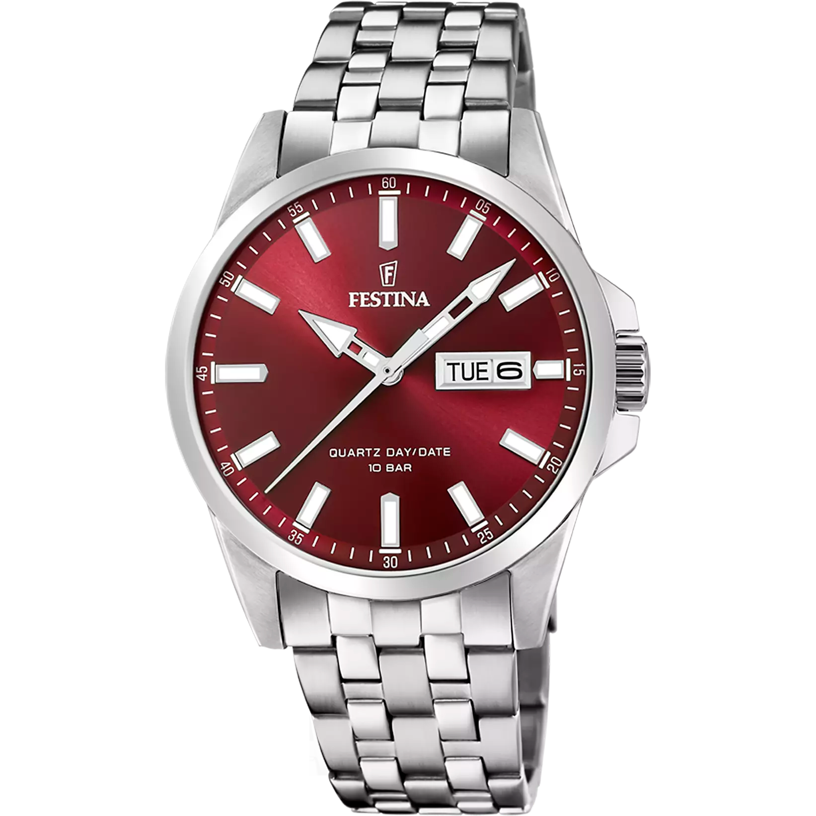 Festina Classics Stainless Steel Analog Mens Watch I Model F20357/G Quartz Movement