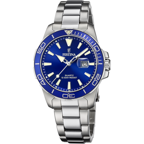 Festina Boyfriend Stainless Steel Analog Ladies Watch I Model F20503/3 Quartz Movement