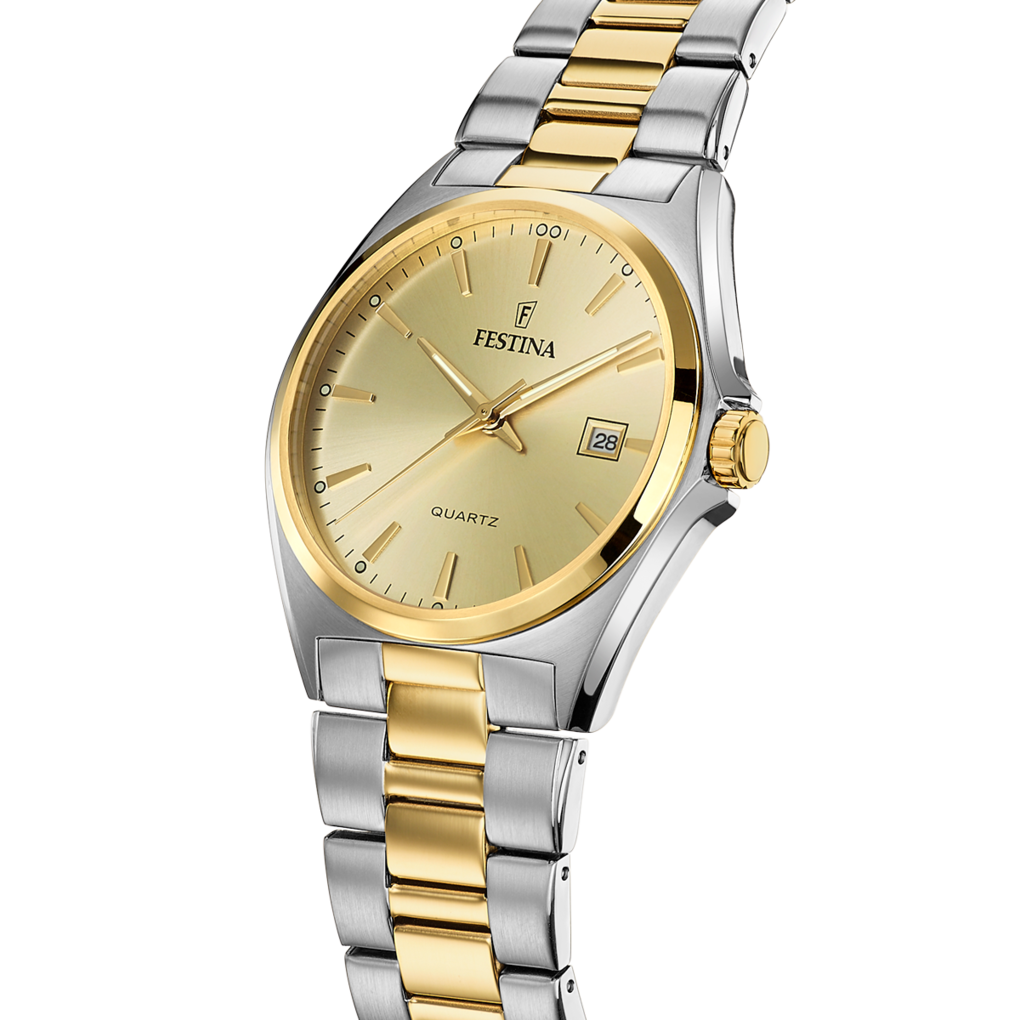 Festina Classics Stainless Steel Analog Mens Watch I Model F20554/3 Quartz Movement