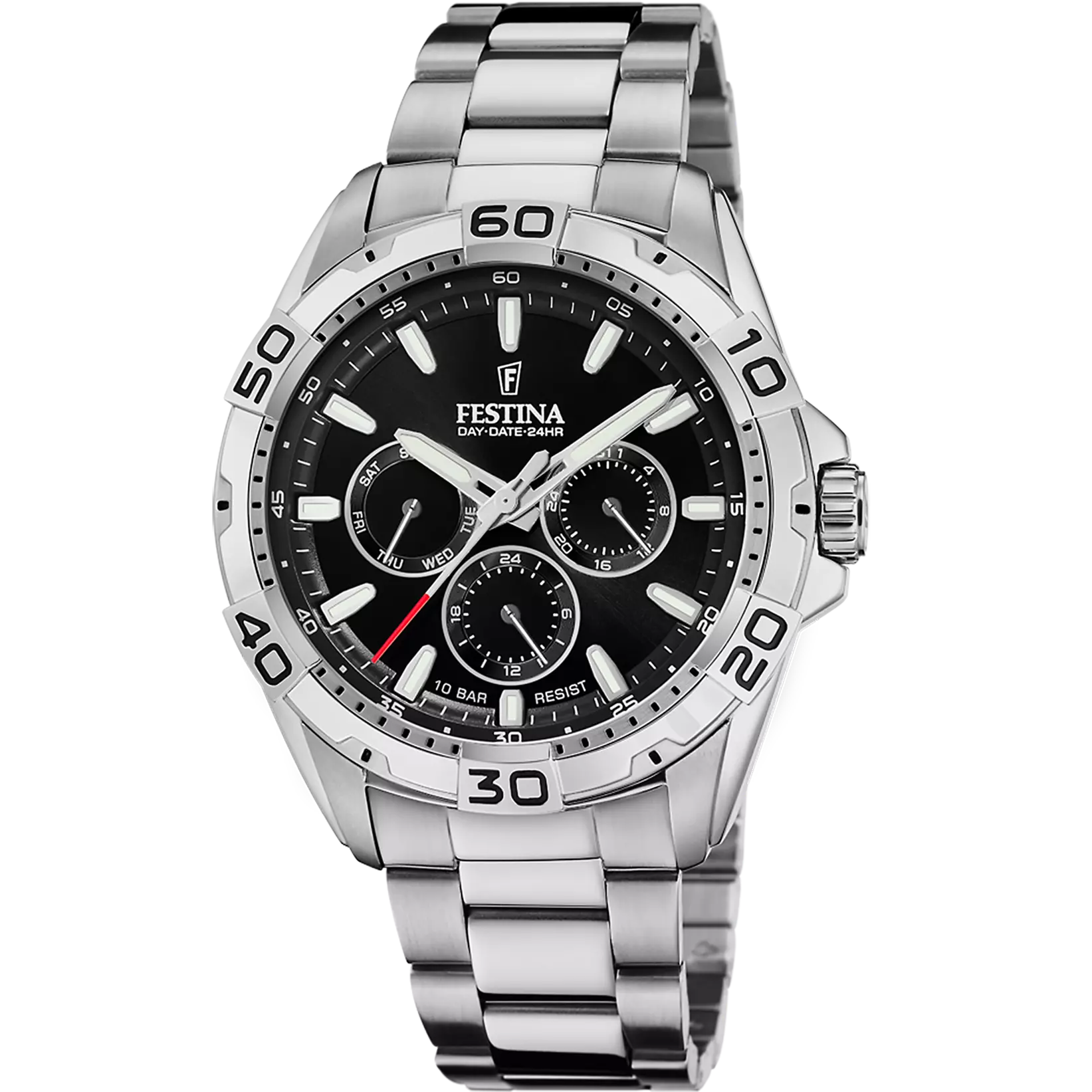 Festina Multifunction Stainless Steel Multifunction Mens Watch I Model F20623-5Quartz Movement