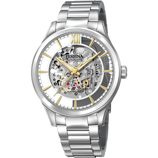 Festina Automatic Stainless Steel Analog Mens Watch I Model F20630/1 Automatic Movement
